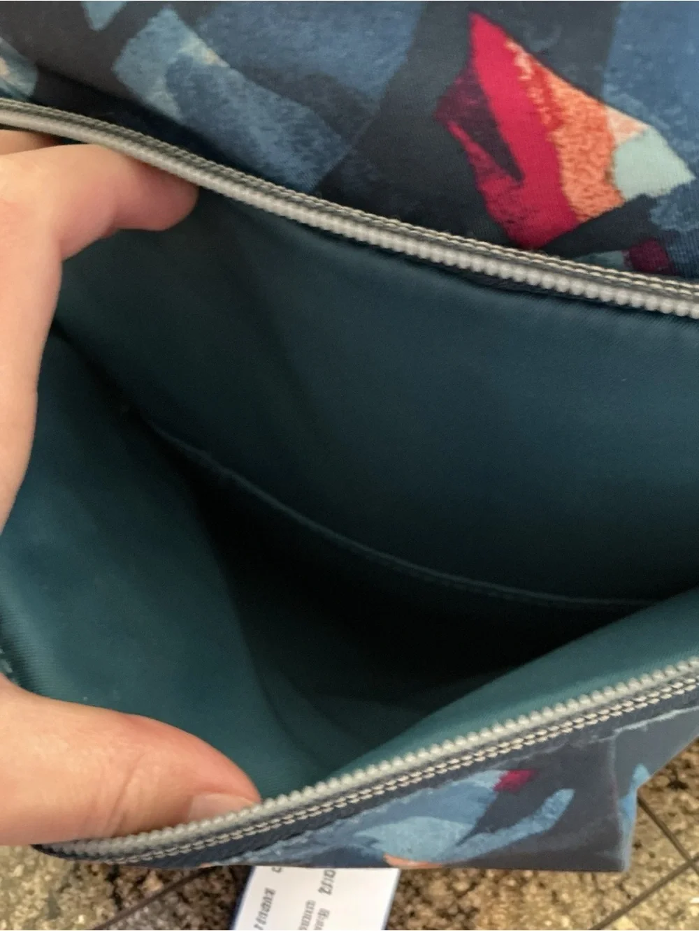 TUMI Voyageur Just In Case MINI Backpack - Blue Abstract Brushstroke -